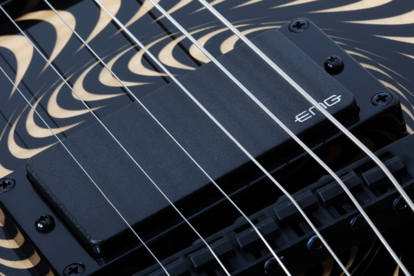Wylde Audio #4530 Barbarian, Rawtop Psychic Bullseye, Lefthand E-Guitar – Bild 8