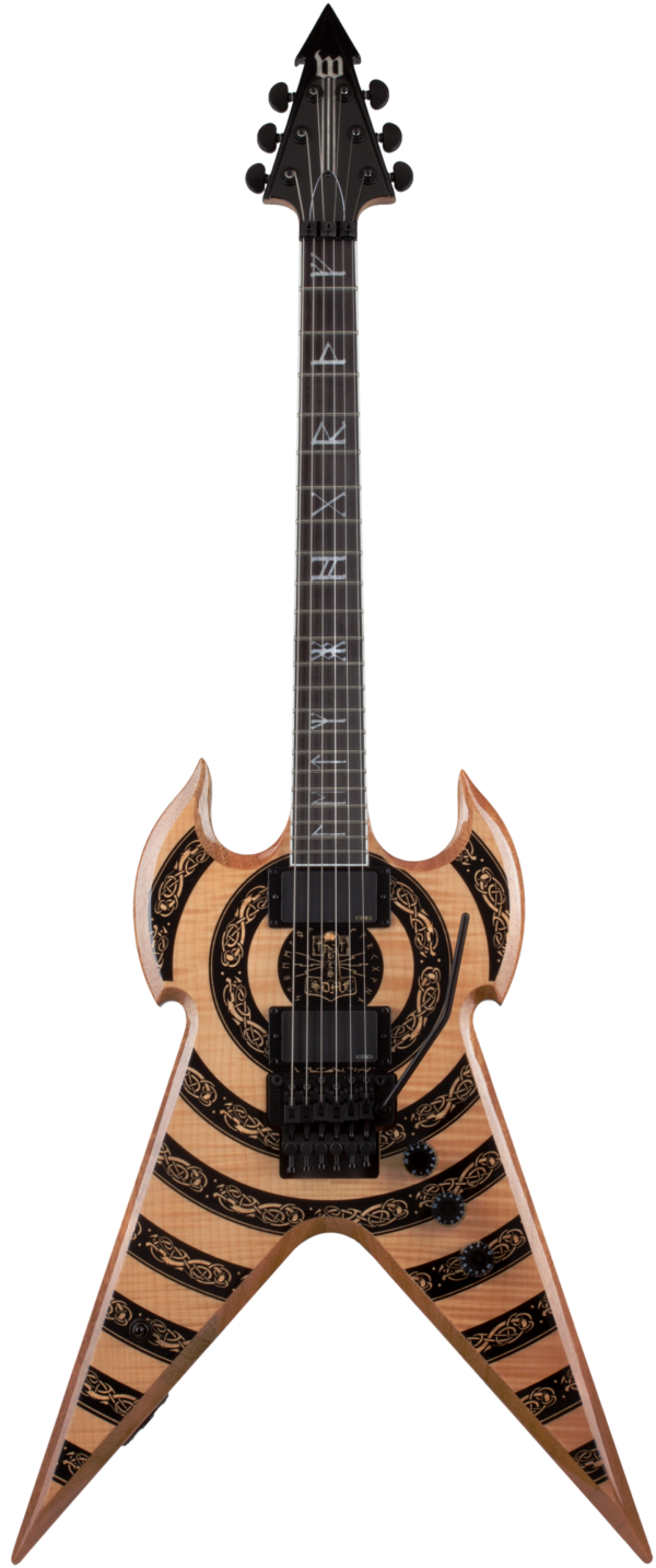 Wylde Audio #4573 Warhammer FR, Norse Dragon Bullseye, Rawtop E-Guitar – Bild 2