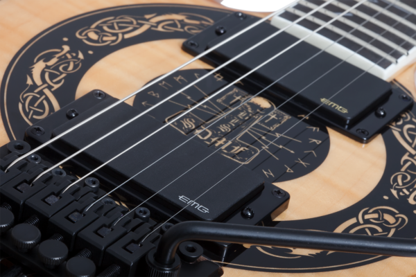 Wylde Audio #4573 Warhammer FR, Norse Dragon Bullseye, Rawtop E-Guitar – Bild 12