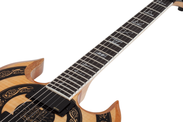 Wylde Audio #4573 Warhammer FR, Norse Dragon Bullseye, Rawtop E-Guitar – Bild 14