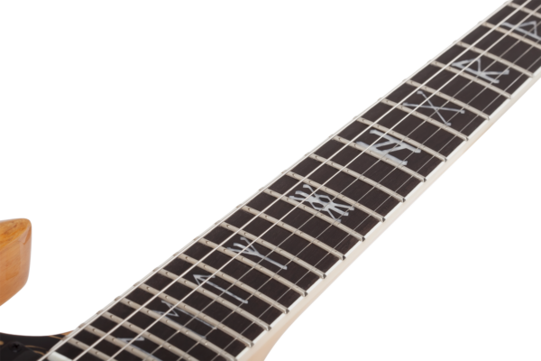 Wylde Audio #4574 Barbarian Norse Dragon Bullseye, Rawtop E-Guitar – Bild 11