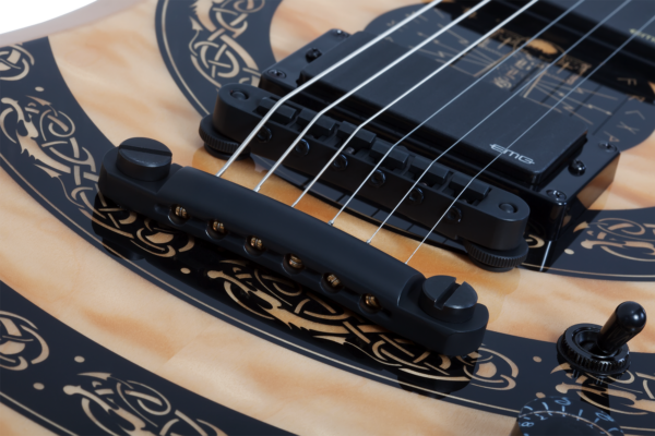 Wylde Audio #4575 Nomad Norse Dragon Bullseye, Rawtop E-Guitar – Bild 15