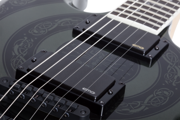 Wylde Audio #4581 Warhammer NT, Norse Dragon Bullseye, MG E-Guitar – Bild 8
