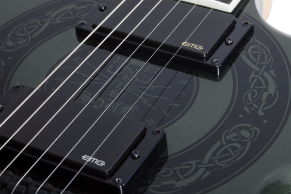 Wylde Audio #4581 Warhammer NT, Norse Dragon Bullseye, MG E-Guitar – Bild 9