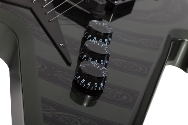 Wylde Audio #4581 Warhammer NT, Norse Dragon Bullseye, MG E-Guitar – Bild 11