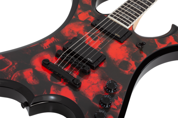 Wylde Audio #4582 Berzerker, Blood Skull E-Guitar – Bild 10
