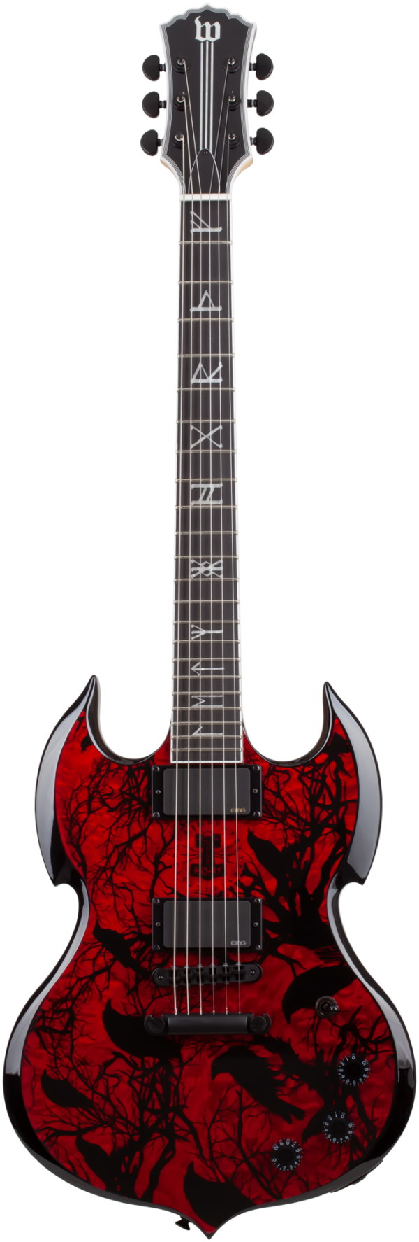 Wylde Audio #4584 Barbarian Blood Raven E-Guitar – Bild 2