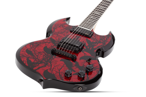 Wylde Audio #4584 Barbarian Blood Raven E-Guitar – Bild 4