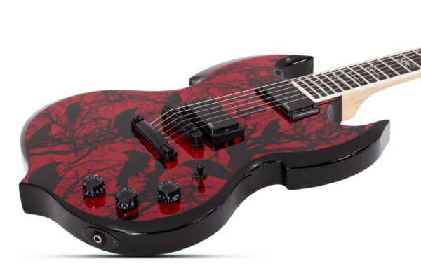 Wylde Audio #4584 Barbarian Blood Raven E-Guitar – Bild 6