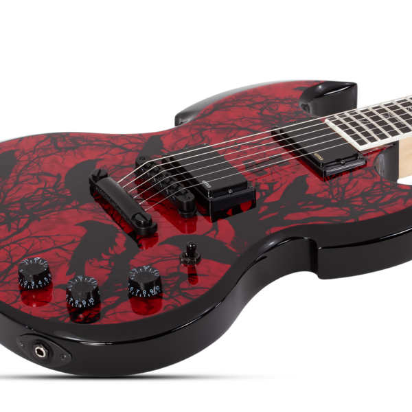 Wylde Audio #4584 Barbarian Blood Raven E-Guitar