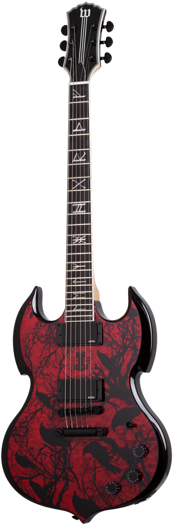 Wylde Audio #4584 Barbarian Blood Raven E-Guitar – Bild 17