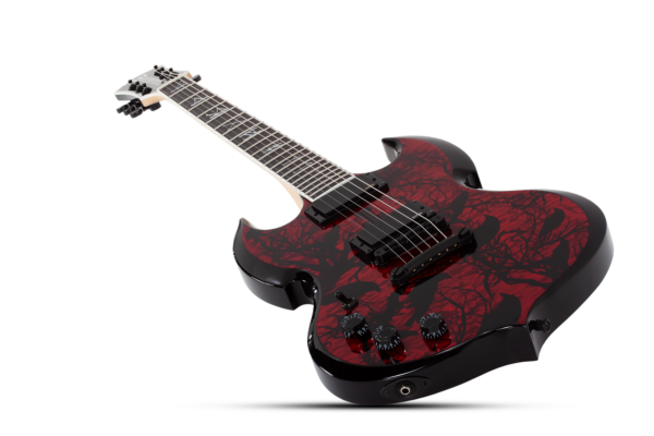 Wylde Audio #4585 Barbarian, Blood Raven, Lefthand E-Guitar – Bild 4