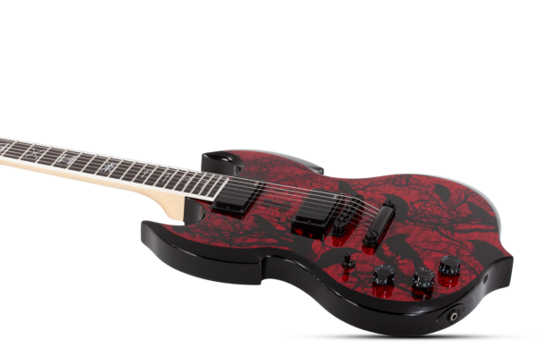Wylde Audio #4585 Barbarian, Blood Raven, Lefthand E-Guitar – Bild 5
