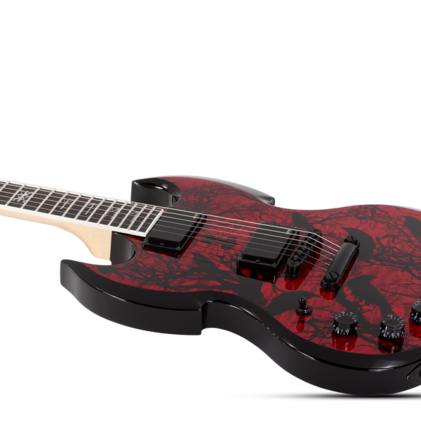 Wylde Audio #4585 Barbarian, Blood Raven, Lefthand E-Guitar