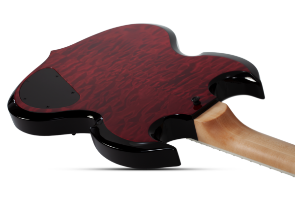 Wylde Audio #4585 Barbarian, Blood Raven, Lefthand E-Guitar – Bild 8