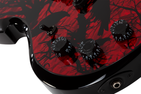 Wylde Audio #4585 Barbarian, Blood Raven, Lefthand E-Guitar – Bild 9