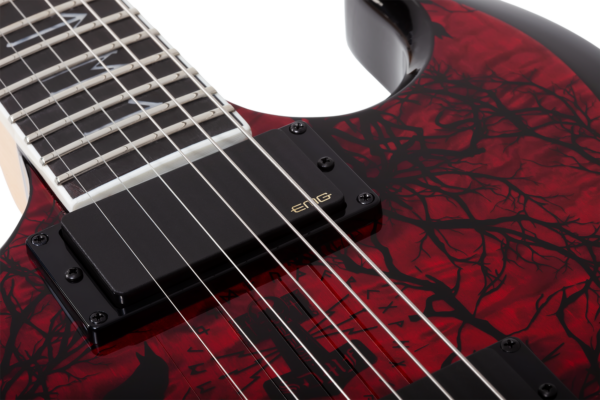Wylde Audio #4585 Barbarian, Blood Raven, Lefthand E-Guitar – Bild 10