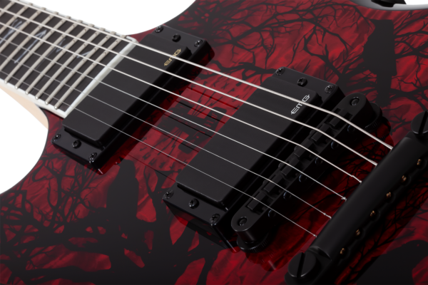 Wylde Audio #4585 Barbarian, Blood Raven, Lefthand E-Guitar – Bild 11
