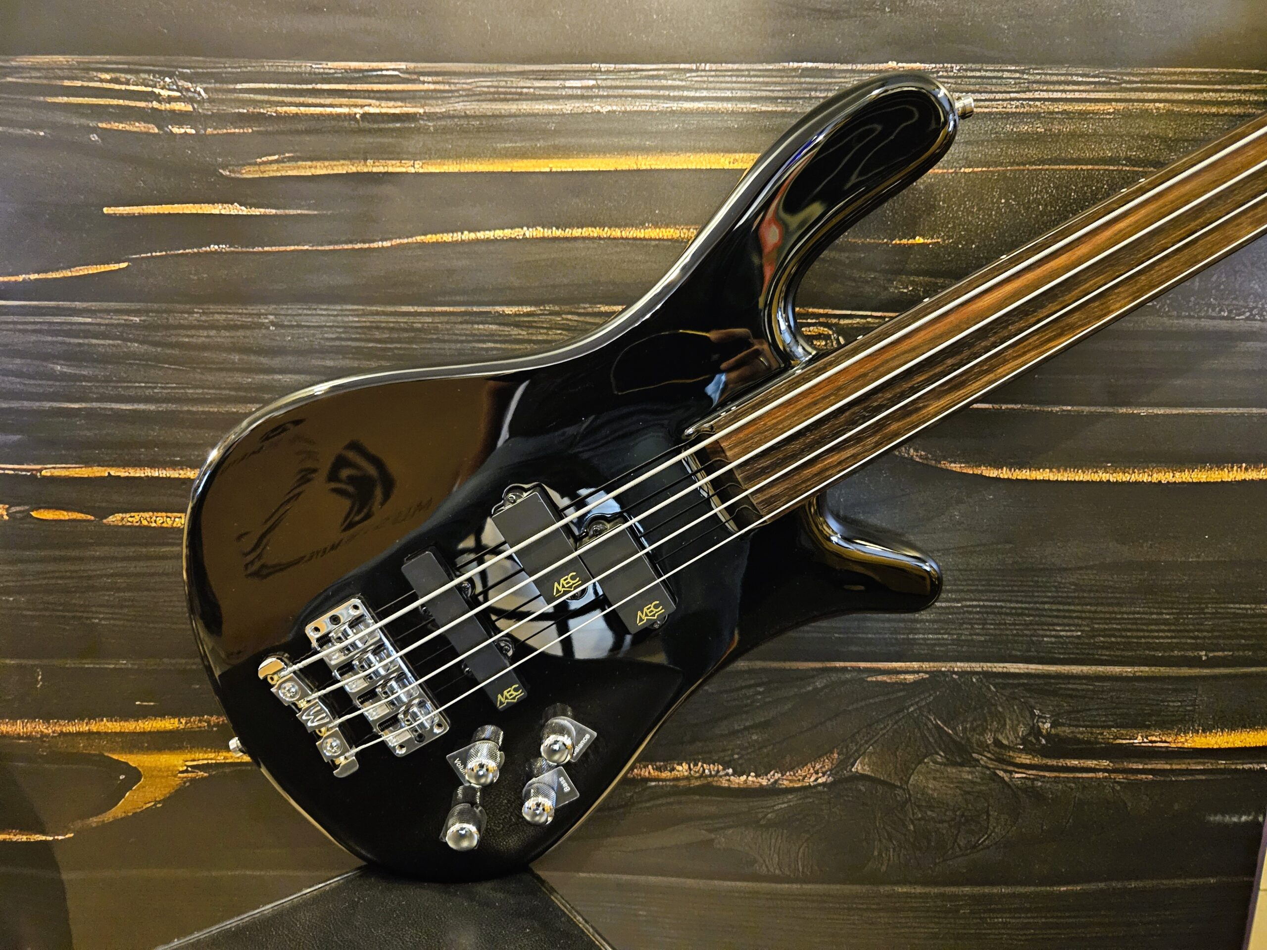 Warwick RockBass Streamer NT I, 4-String, Fretless - Solid Black High Polish, Ausstellungsstück
