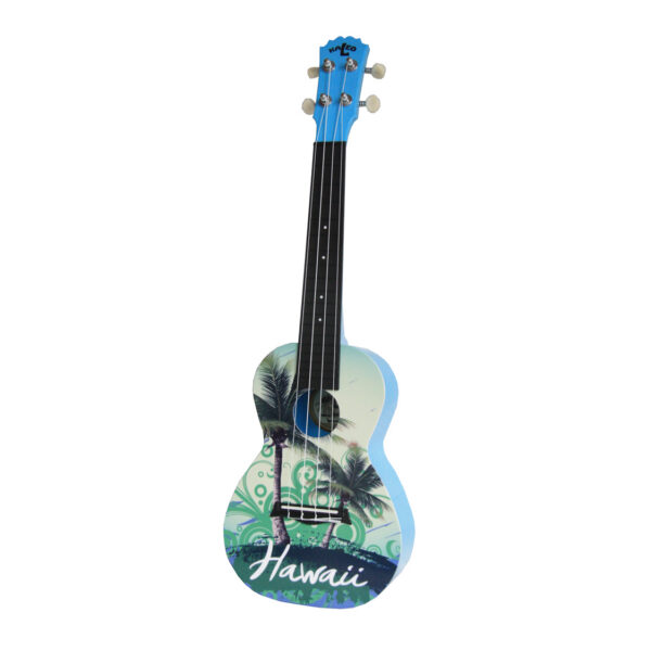 KALEO Konzert Ukulele, ABS, Farbe: Hawaii/Green