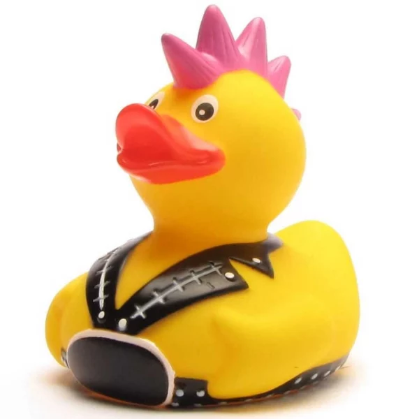 Badeente Punker - Gummiente