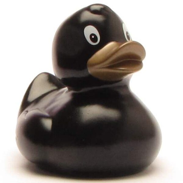 Badeente Sara (schwarz) - Gummiente