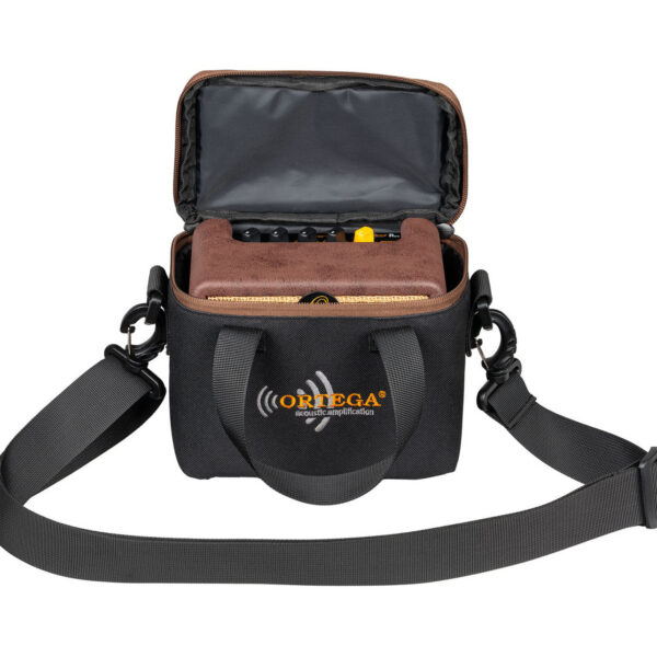 Ortega PTWO-BU Bluetooth-Verstärker/Lautsprecher mit Effekten – 12 Watt + Gig Bag